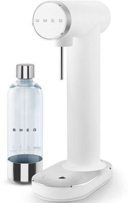 Leichte Gebrauchsspuren: SMEG 50´s SKC01WHM Soda Maker Weiß Matt
