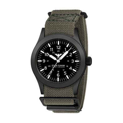 KHS - KHS. PLABSS. DFSGO - Armbanduhr - Herren - Solar - Platoon Black Steel Solar