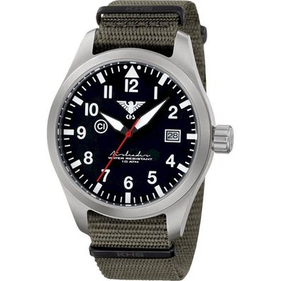 KHS - KHS. AIRS. NSGO - Armbanduhr - Herren - Quarz - Airleader Steel