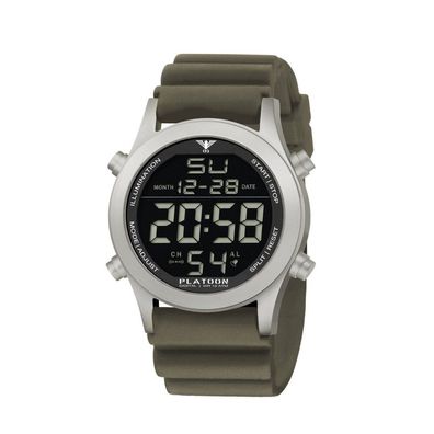 KHS - KHS. PLASD. DSGO - Armbanduhr - Herren - Quarz - Platoon Steel Digital