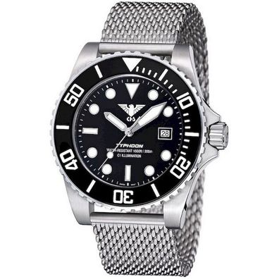 KHS - KHS. TYS. MS - Armbanduhr - Herren - Quarz - Typhoon Steel