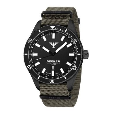 KHS - KHS. SEEBS. NSGO - Armbanduhr - Herren - Quarz - Seeker Black Steel