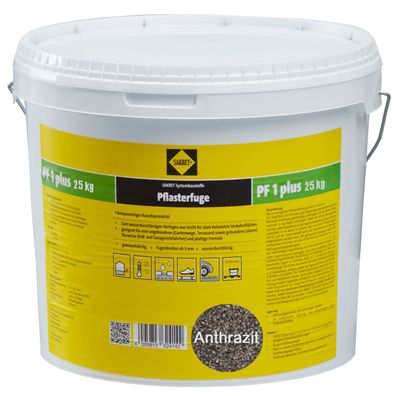 SAKRET Pflasterfugenmörtel PF1 Plus Anthrazit 25kg Kunstharzmörtel 1 K