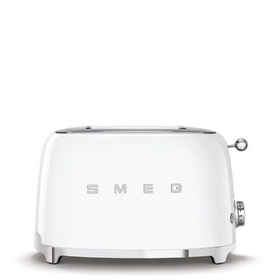 Leichte Gebrauchsspuren: SMEG 2-Slice Toaster Weiß TSF01WH