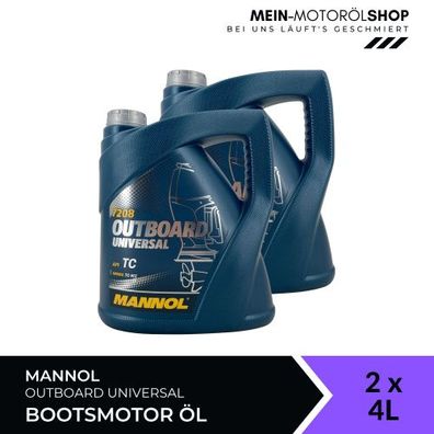 Mannol Outboard Universal 2x4 Liter