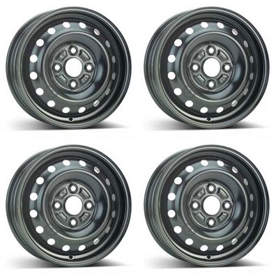 4 Alcar Stahlfelgen 4.0Jx13 Zoll ET40 4x100 Für Daihatsu Cuore Trevis 4er Satz