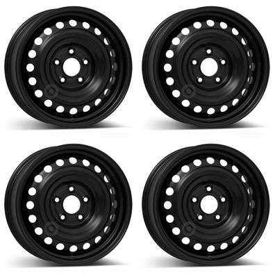 4 Alcar Stahlfelgen 4.5Jx14 Zoll ET37 4x100 Für Dacia Spring 4er Satz