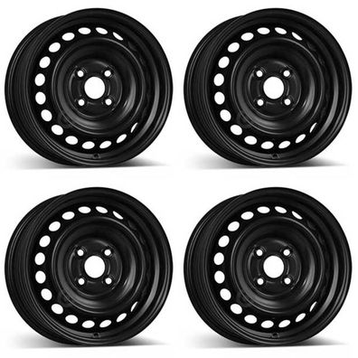 4 Alcar Stahlfelgen 5.5Jx14 Zoll ET42 4x100 Für Hyundai i10 4er Satz