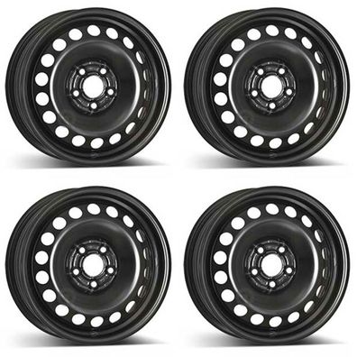 4 Alcar Stahlfelgen 5.5Jx15 Zoll ET40 5x100 Für SEAT Ibiza 4er Satz