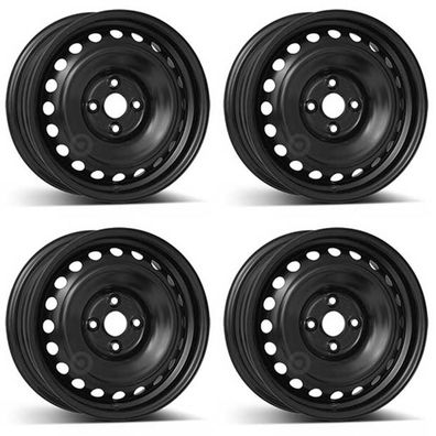 4 Alcar Stahlfelgen 6.0Jx15 Zoll ET46 4x100 Für KIA Rio Stonic 4er Satz