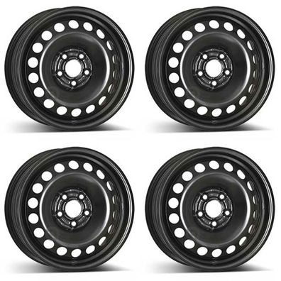 4 Alcar Stahlfelgen 6.0Jx15 Zoll ET45 4x108 Für FORD Fiesta 4er Satz