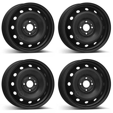 4 Alcar Stahlfelgen 6.0Jx15 Zoll ET50 4x100 Für Dacia Dokker Logan Pickup Sandero 4er