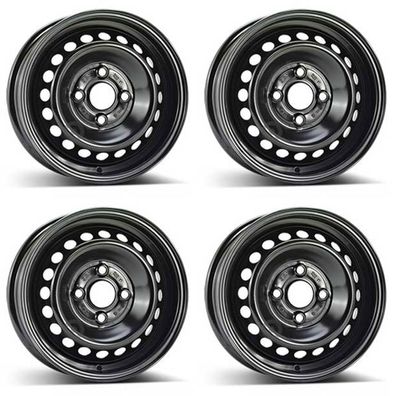 4 Alcar Stahlfelgen 4.5Jx13 Zoll ET35 4x100 Für Hyundai i10 4er Satz
