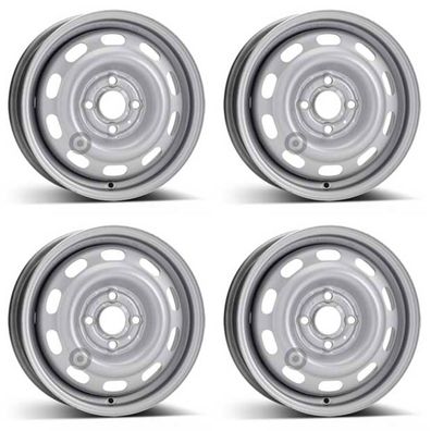 4 Alcar Stahlfelgen 4.5Jx14 Zoll ET43 4x100 Für Chevrolet Spark 4er Satz