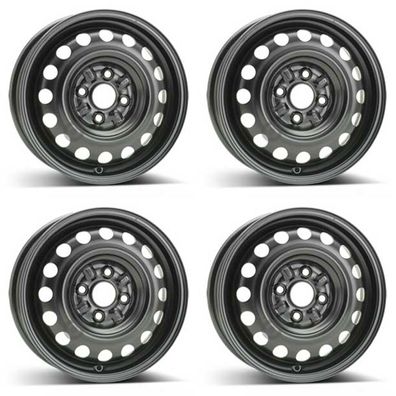 4 Alcar Stahlfelgen 4.5Jx14 Zoll ET39 4x100 Für Citroen C1 4er Satz