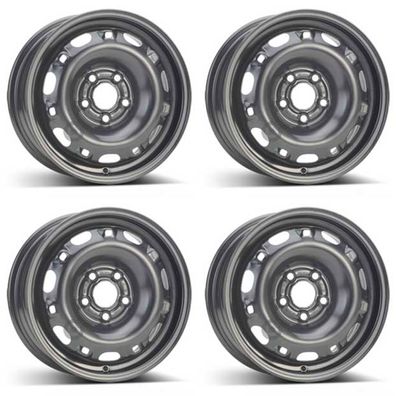 4 Alcar Stahlfelgen 5.0Jx14 Zoll ET35 5x100 Für Volkswagen Fox Cross Polo 4er Satz