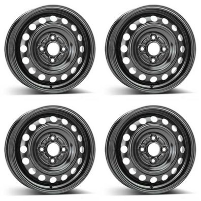 4 Alcar Stahlfelgen 4.5Jx14 Zoll ET46 4x100 Für Mitsubishi Space Star 4er Satz