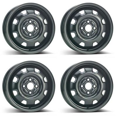 4 Alcar Stahlfelgen 5.0Jx14 Zoll ET46 4x100 Für Hyundai Accent Getz 4er Satz