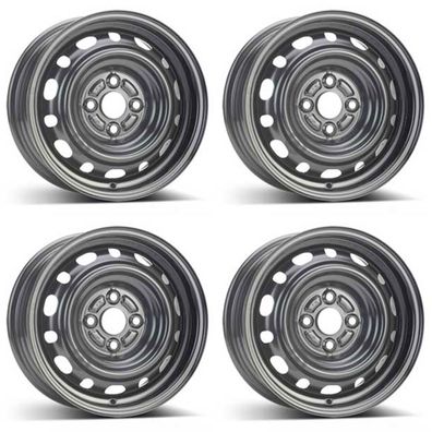 4 Alcar Stahlfelgen 6.0Jx14 Zoll ET45 4x100 Für MAZDA 2 4er Satz