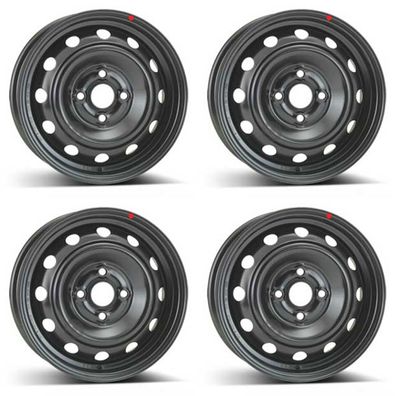 4 Alcar Stahlfelgen 5.0Jx14 Zoll ET46 4x100 Für KIA Picanto 4er Satz