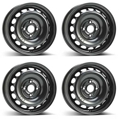 4 Alcar Stahlfelgen 4.5Jx14 Zoll ET35 4x100 Für Peugeot 108 4er Satz