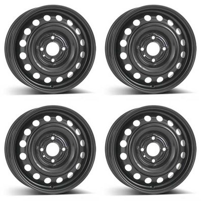 4 Alcar Stahlfelgen 5.0Jx14 Zoll ET45 4x100 Für NISSAN Micra 4er Satz