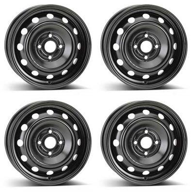 4 Alcar Stahlfelgen 5.0Jx14 Zoll ET49 4x100 Für KIA Picanto 4er Satz