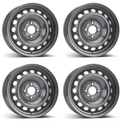 4 Alcar Stahlfelgen 5.5Jx14 Zoll ET35 4x98 Für FIAT 500 Panda 4er Satz