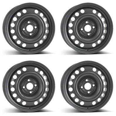 4 Alcar Stahlfelgen 6.0Jx15 Zoll ET43 4x100 Für OPEL Meriva Tigra 4er Satz