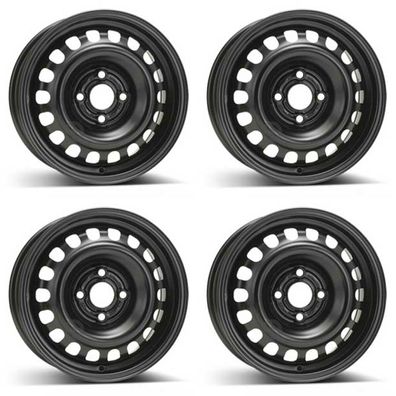 4 Alcar Stahlfelgen 5.5Jx14 Zoll ET39 4x100 Für OPEL Adam Corsa 4er Satz