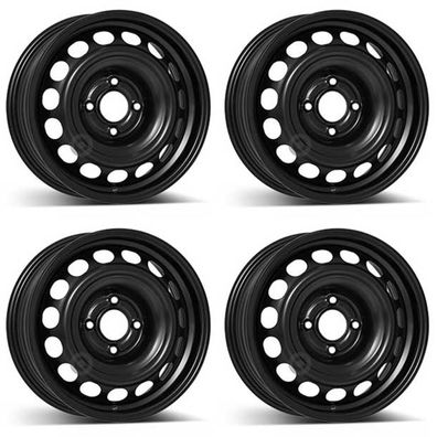 4 Alcar Stahlfelgen 6.0Jx15 Zoll ET32 4x108 Für Peugeot 208 4er Satz