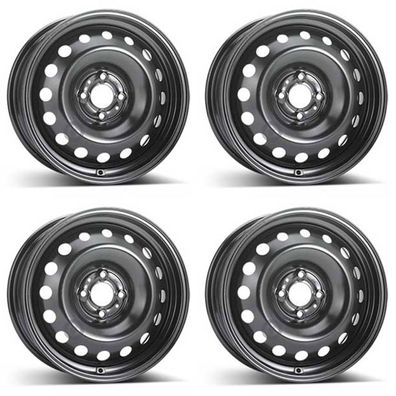 4 Alcar Stahlfelgen 6.5Jx16 Zoll ET37 4x100 Für Mitsubishi Colt 4er Satz