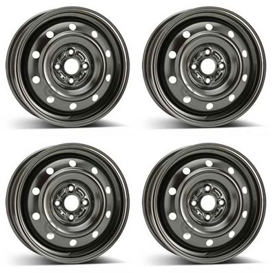 4 Alcar Stahlfelgen 5.0Jx15 Zoll ET40 4x100 Für SUZUKI Swift 4er Satz