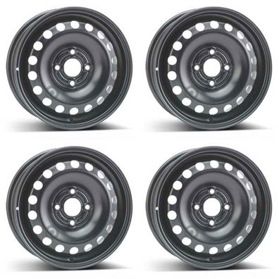 4 Alcar Stahlfelgen 5.0Jx14 Zoll ET35 4x100 Für Volkswagen Cross Up! 4er Satz