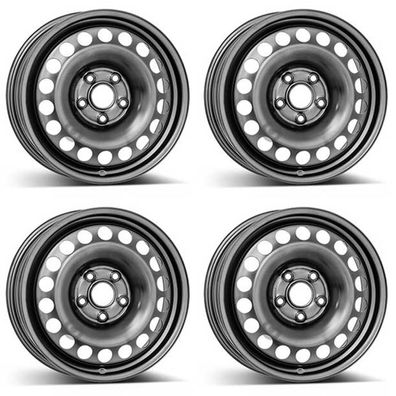 4 Alcar Stahlfelgen 6.5Jx16 Zoll ET48 5x112 Für Volkswagen Touran 4er Satz