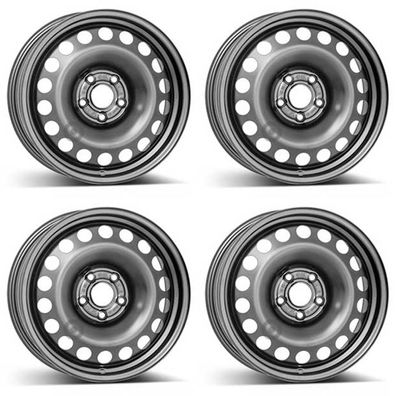 4 Alcar Stahlfelgen 6.5Jx16 Zoll ET41 5x105 Für OPEL Astra 4er Satz