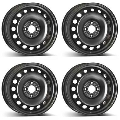 4 Alcar Stahlfelgen 6.5Jx16 Zoll ET47 4x108 Für FORD Fiesta 4er Satz