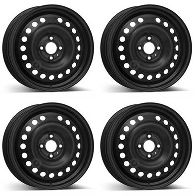 4 Alcar Stahlfelgen 6.0Jx16 Zoll ET50 4x100 Für NISSAN Micra 4er Satz