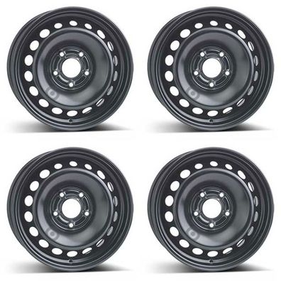 4 Alcar Stahlfelgen 6.5Jx15 Zoll ET43 5x114.3 Für Renault Fluence Megane Scenic 4er