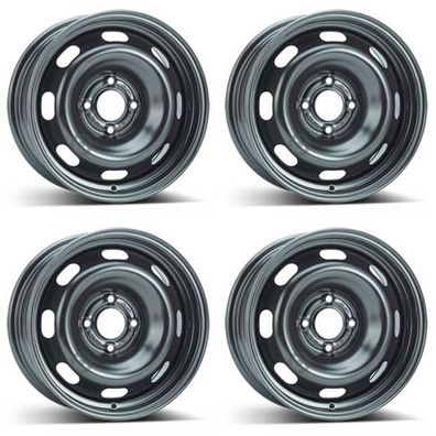 4 Alcar Stahlfelgen 6.5Jx15 Zoll ET20 4x108 Für Peugeot 2008 4er Satz
