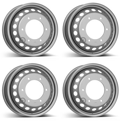 4 Alcar Stahlfelgen 5.5Jx16 Zoll ET111 6x205 Für Mercedes Benz Sprinter; printer 4er
