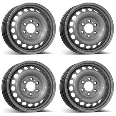 4 Alcar Stahlfelgen 6.5Jx16 Zoll ET62 6x130 Für Volkswagen Crafter 4er Satz