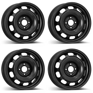 4 Alcar Stahlfelgen 6.5Jx16 Zoll ET38 4x108 Für OPEL Corsa 4er Satz