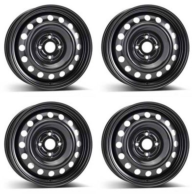 4 Alcar Stahlfelgen 5.5Jx15 Zoll ET36 4x100 Für KIA Rio 4er Satz