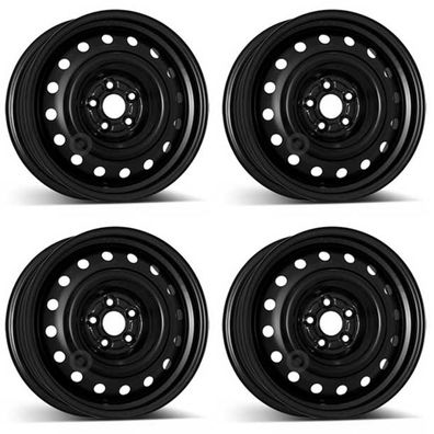 4 Alcar Stahlfelgen 6.5Jx16 Zoll ET55 5x100 Für Subaru Impreza 4er Satz