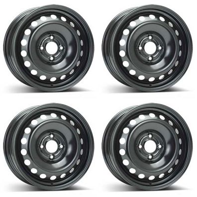 4 Alcar Stahlfelgen 6.0Jx15 Zoll ET44 4x100 Für Renault Kangoo 4er Satz