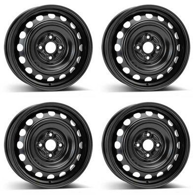 4 Alcar Stahlfelgen 5.0Jx15 Zoll ET39 4x100 Für TOYOTA Yaris 4er Satz