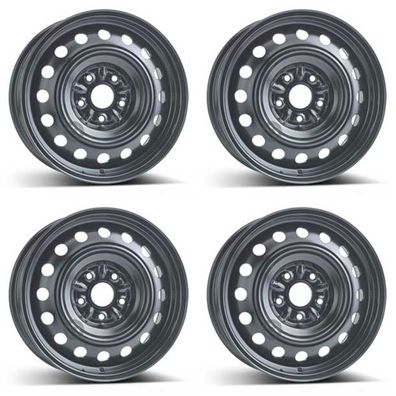4 Alcar Stahlfelgen 6.5Jx16 Zoll ET39 5x114.3 Für TOYOTA Avensis Prius Verso 4er Satz