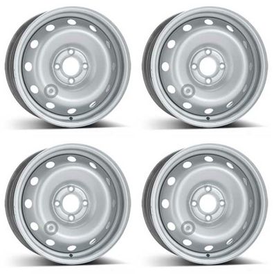 4 Alcar Stahlfelgen 6.0Jx15 Zoll ET50 4x100 Für Dacia Dokker Logan Pickup Sandero 4er