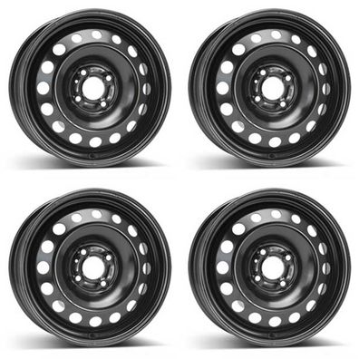 4 Alcar Stahlfelgen 6.0Jx15 Zoll ET43 4x100 Für Renault Clio 4er Satz